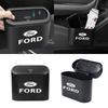 Car Trash Bin Hanging Vehicle Garbage Dust Case Storage Box For Raptor Fiesta Focus 2 3 4 Mondeo Ecosport Mustang Fusion