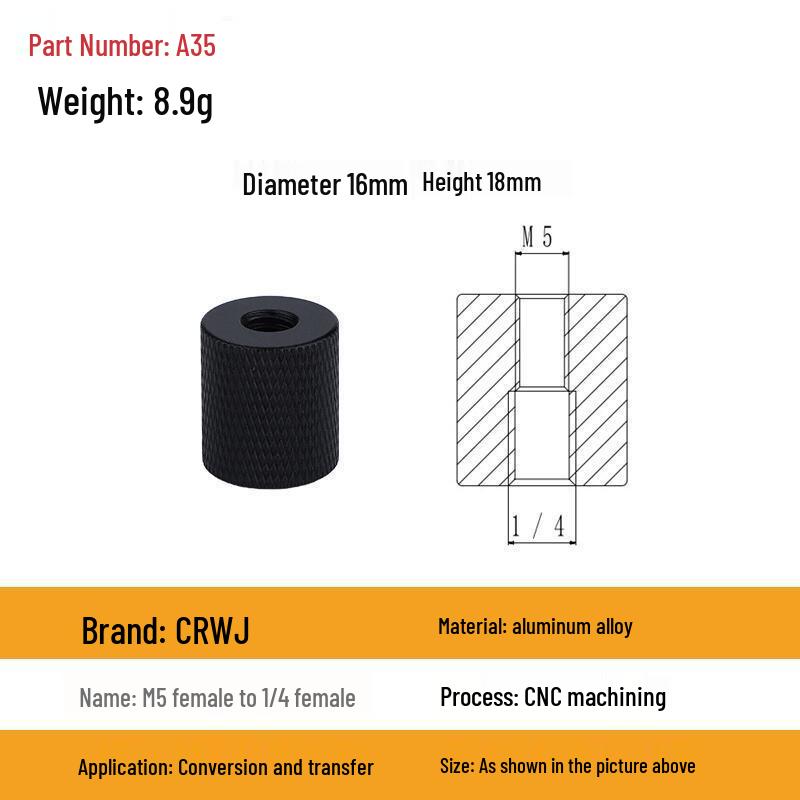 Адаптер-переходник с винтом для преобразования нескольких размеров для кронштейнов для камеры и проектора