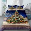 Christmas Duvet Cover Christmas Tree Bedding Set With Zipper 1 Duvet Cover 2 Pillow Case Women Teens Holiday Gifts Bedroom