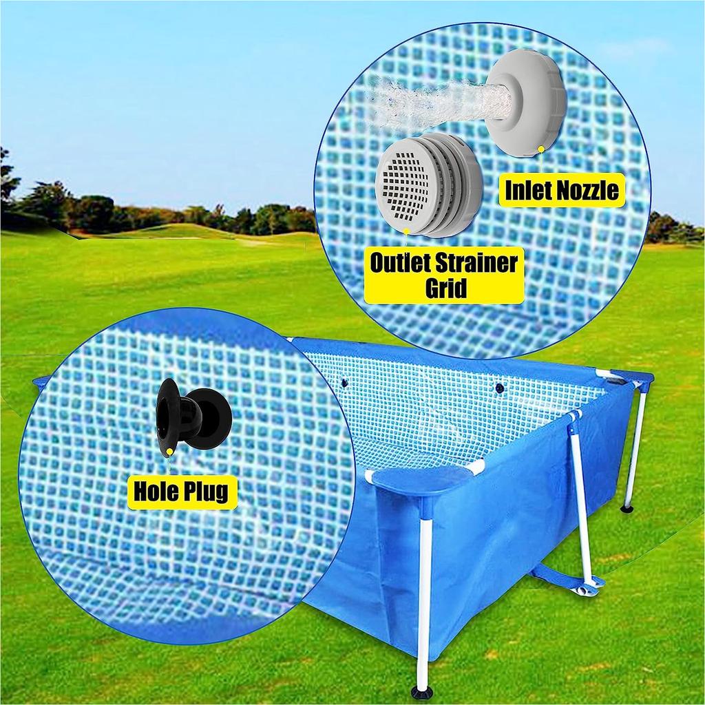 Pool Replacement Pool Water Jet Connector Strainer Connector Replacement Pool Outlet Strainer Plastic Filter Basket