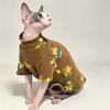 Soft Cotton Two-Leg Sweatshirt Sphynx Devon Cats Breathable Daily Wear Winter