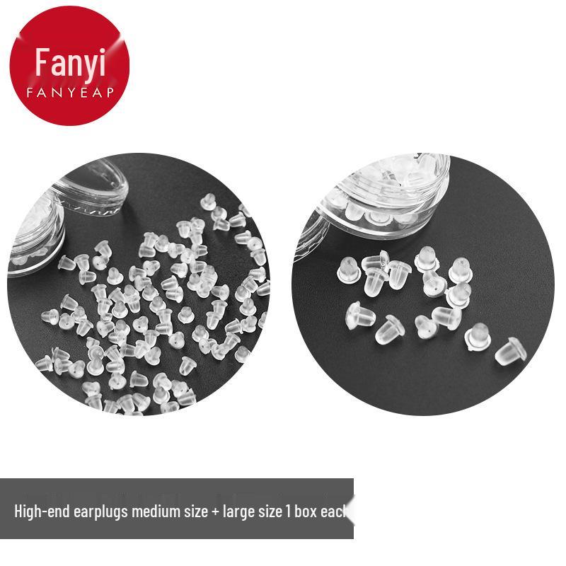 10 шт. Силиконовые заглушки для серег с защитой от выпадения – Бесплатная доставка