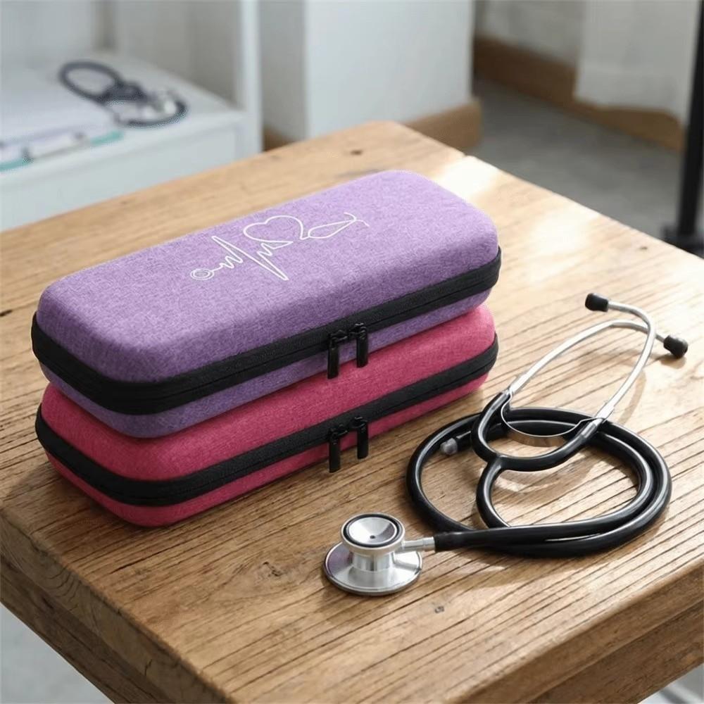 Shockproof Empty Portable Storage Box Multi-functional Stethoscope Case  Travel