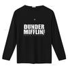 Бумажная компания Dunder Mifflin Винтажная Потертая Т Модный Летний Топ для Женщин Уникальный Принт Рубашка винтажная Стирка Растянутая