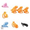 6 sizes CB Nylon Chastity Cage Couple Penis Ring Nano Nub Erotic Urethral Lock Sex Toy Male Penis Bondage Restraint Sex Game