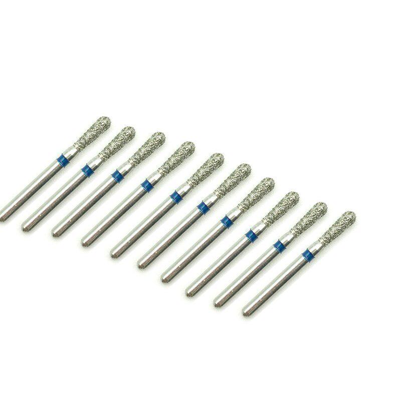10 шт., стоматологические алмазные боры, боры для стоматологии, диаметр ручки наконечника 1,6 мм, стоматологические инструменты EX-20