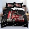 Постельное белье с 3D-принтом грузовиков Kenworth: пододеяльник, наволочка, комплект для спальни (односпальный, полуторный, двуспальный) для детей и взрослых