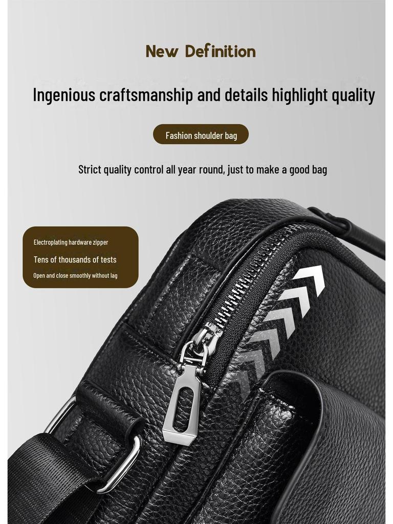 Men's Splash-proof, Wear-resistant Large Capacity Commuter Messenger Bag