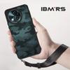 (Comes with Wrist strap)IBMRS for Vivo Y200t Case, Camo Translucent Matte Back Full Body Protective Cover Anti-Scratch Shockproof Phone Case