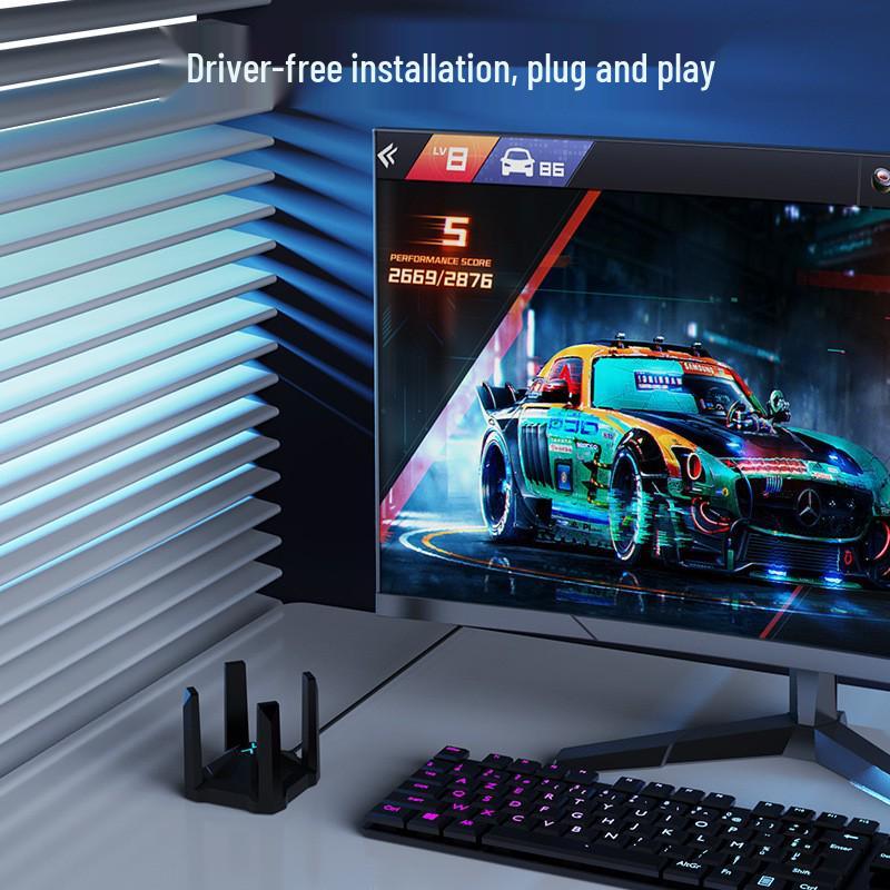 USB 3.0 WiFi 6 Network Adapter AX1800M Dual-Band 5G