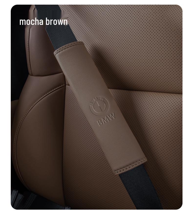 Накладки на плечевые ремни безопасности BMW, совместимые с 5, i3, 1, 7 серией, X1, X3, X5, X6 - Протекторы ремней безопасности