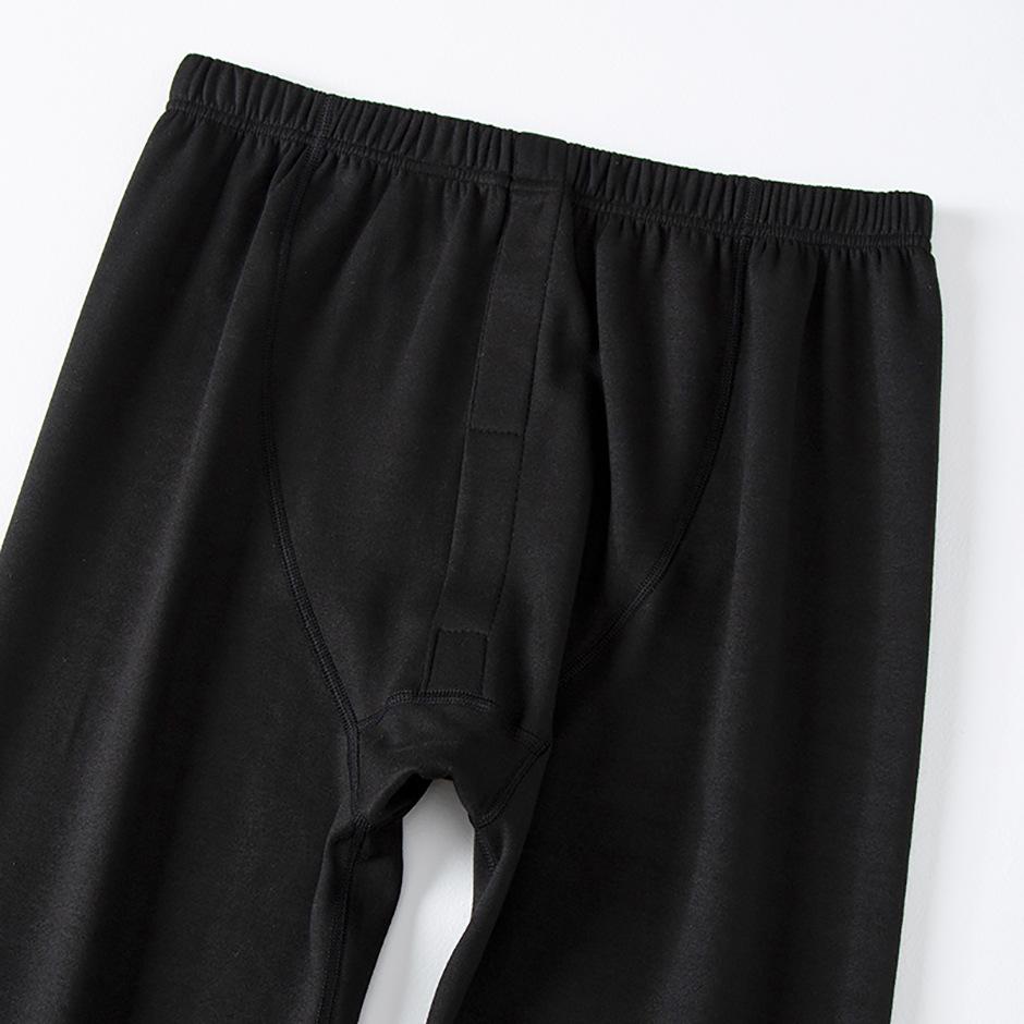 Мужское зимнее термобелье большого размера в полоску, утепленное мужское весенне-осеннее осеннее белье и комплект брюк