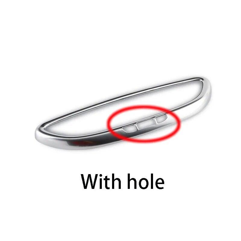 Angelguoguo Car Inner Rearview Mirror Cover Frame Cover Trim Sticker for Porsche Cayenne Macan Panamera