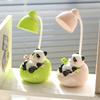 Светодиодная настольная лампа Panda Night Light с ящиком для чтения, регулируемая яркость, перезаряжаемая настольная лампа Panda для детской комнаты, спальни