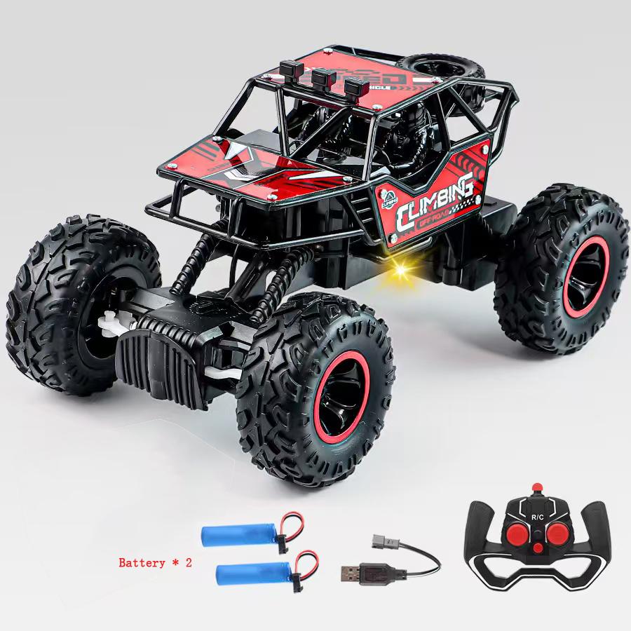 Новая радиоуправляемая машина 1:16 2WD со светодиодной подсветкой 2.4G 20 км/ч высокоскоростной внедорожный скалолазание на дистанционном управлении игрушечный автомобиль подарки для мальчиков девочек детей