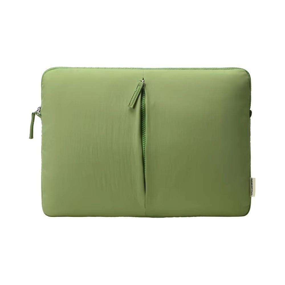 Polyester Puffy Laptop Sleeve Cotton Filled 13.6/15.3inch Laptop Sleeve Bag Front Pocket Zipper Closure for Lenovo Dell Laptop