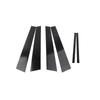 6 Pcs Door Trim Window Pillar Posts Black For Acura TL 2004 2005 2006 2007 2008