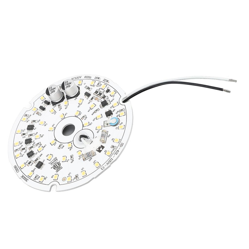 Ceiling Fan Light Replacement Panel 3.93inch Led AC120V 18W 2000LM Dimmable Ceiling Fan Light Board