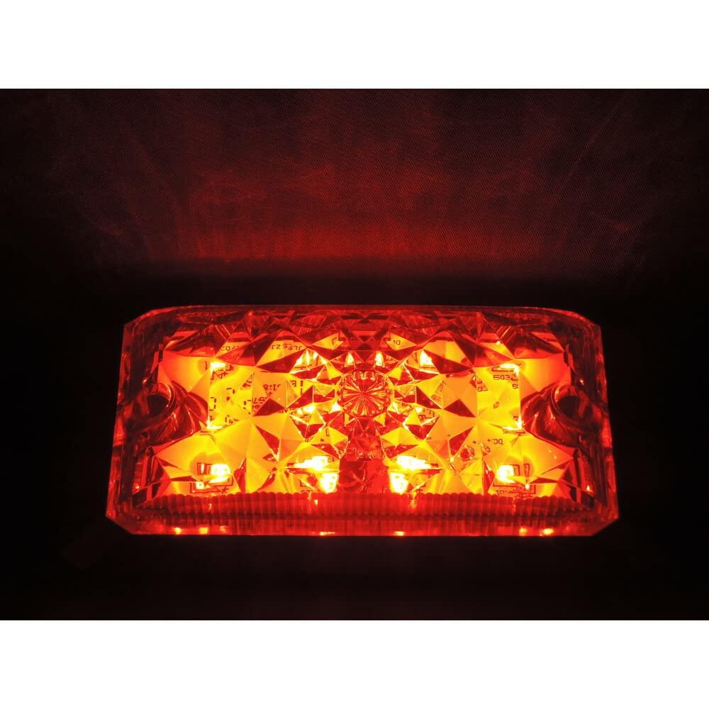 Япония Запчасти для кузова грузовика JB Gekko LED Угловой БОЛЬШОЙ Маркер Красный 12/24В Общий LSL-503R