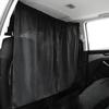 2Pcs Universal Car Divider Curtains Auto Front Rear Partition Side Window Sunshade Curtain Vehicle Foldable Removable