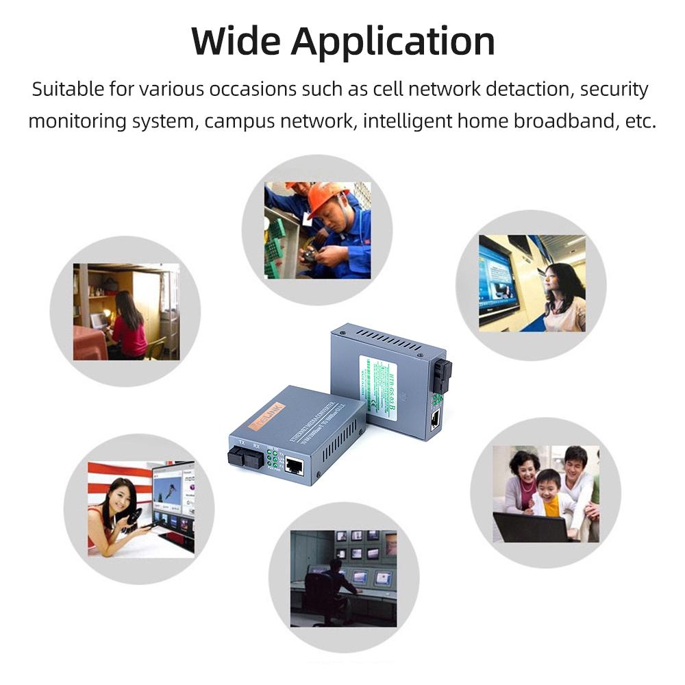 Гигабитный одномодовый одноволоконный оптоволоконный преобразователь, передатчик, приемник, набор портов SC