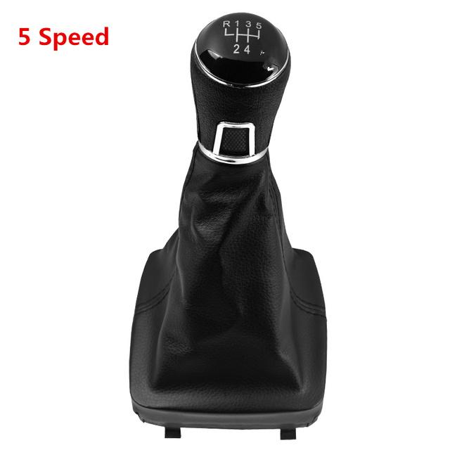 For Volkswagen VW Polo 9N 9N2 GTI 2002-2009 Gear Shift Knob Lever Shifter Gaiter Boot Cover Collar