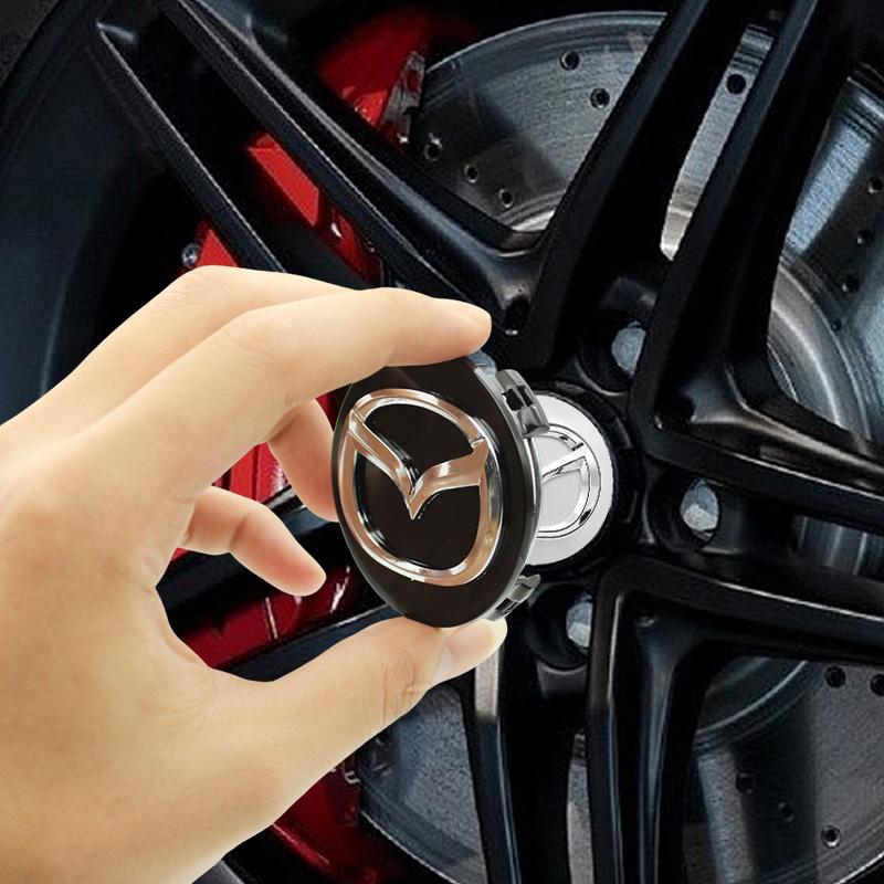 4pcs 56mm Car Wheel Center Cover Hub Cap Badge Emblem Auto Accessories For Mazda 3 6 2 5 Atenza Axela Demio CX3 CX5 CX-5 MS RX8 h5