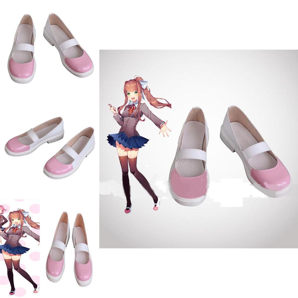 Туфли для косплея Моники из Doki Doki Literature Club премиум-качества для женщин
