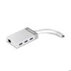 Hub USB/Ethernet - TRENDnet - TUC-ETGH3 - USB Type C - 3 Ports USB 3.0 - 1 Port RJ-45