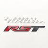 3D Metal Car Sticker RST Logo Front Grill Emblem Trunk Fender Badge For Chevrolet Tahoe Silverado Suburban Colorado Accessories ls2