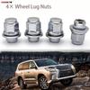4X Автомобильные Хромированные Колесные Гайки M12x1.5 Сталь Углеродистая Магниевый Седловой Шайба Для Lexus ES300 IS300 GS450h ES350 Toyota Camry Avalon 4Runner