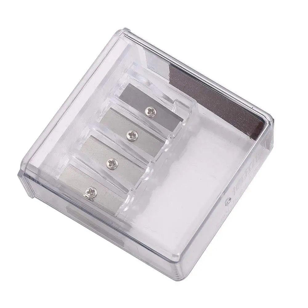 4 Holes Charcoal Sharpener Multi-functional Sketching Students Manual Sharpener School Use