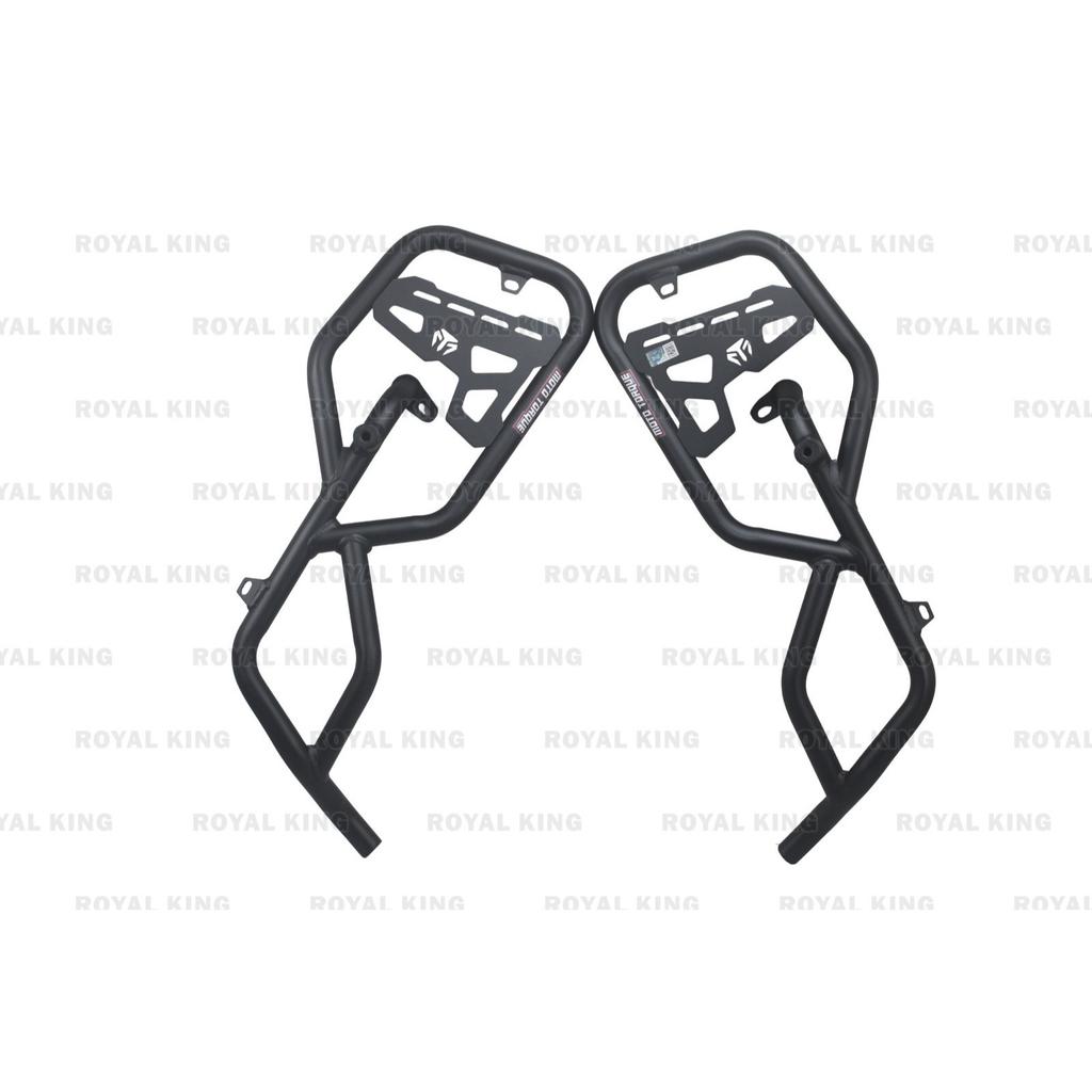 Black Crash Guard With "Slider Fit For Yezdi Adventure 334"