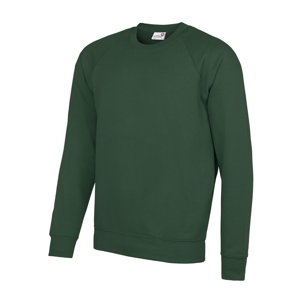 AWDis Academy Mens Crew Neck Raglan Sweatshirt