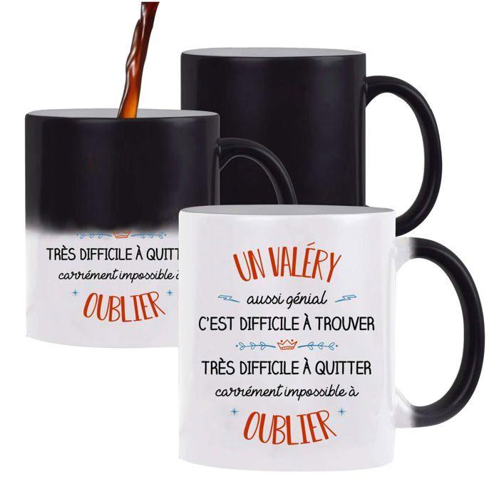 Tote bag - PLANETEE - Tasse Magique Valéry (mug qui change de couleur) - Coton naturel - Grande contenance - Imprimé en France