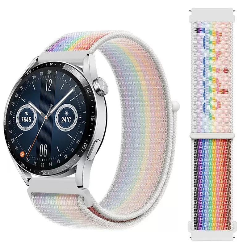 Нейлоновый ремешок-петля 20 мм 22 мм для Samsung Galaxy Watch 6/5/4 40 мм 44 мм Huawei Watch 4/3/GT3-2 Ремешок для часов Amazfit GTS 4/GTR