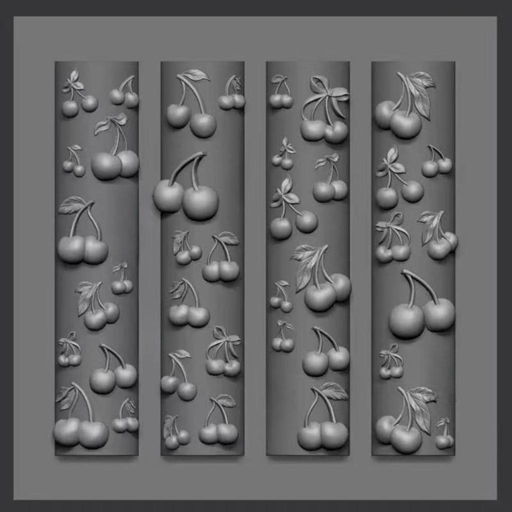 Силиконовая форма для нейл-арта, аксессуар, формы в форме вишни, 3D декоративная форма для ногтей, силиконовая текстура для различных типов ногтей