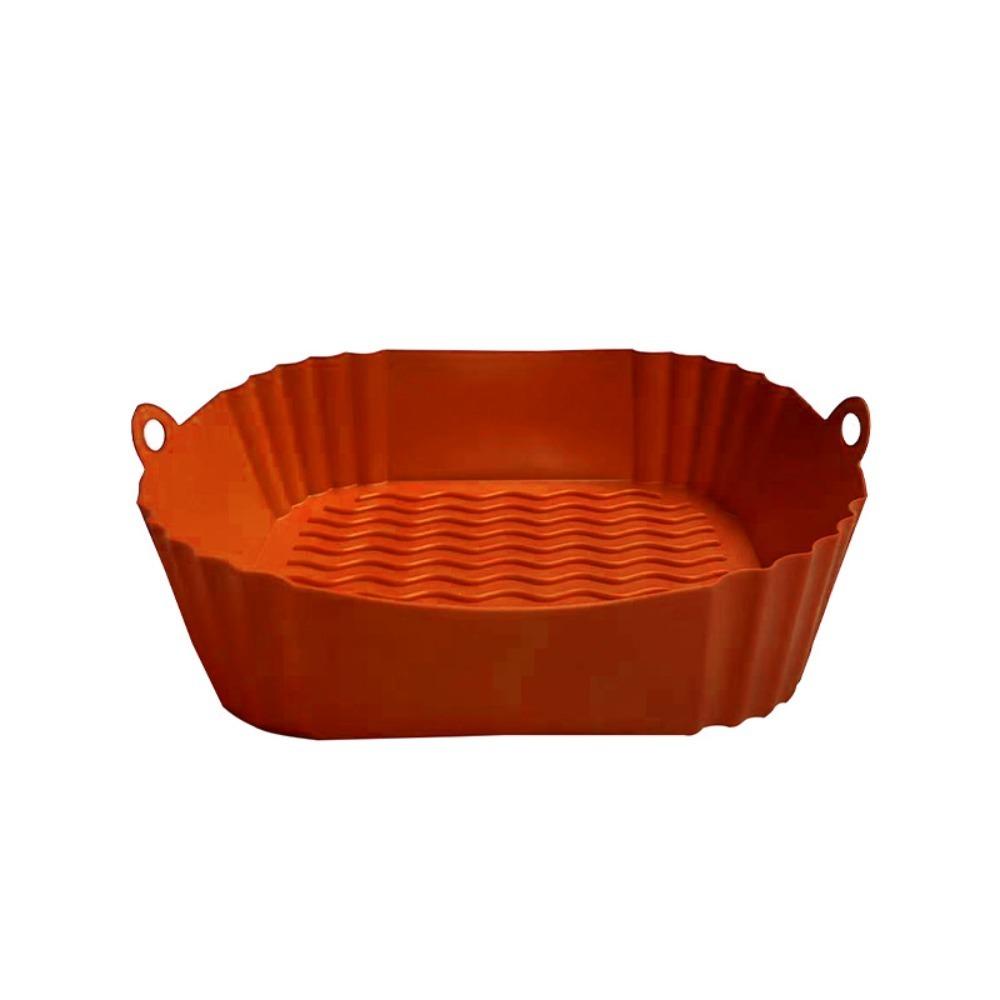 Soft Square Silicone Pot Mould Liners Baking Basket New Silicone Mold for Air Fryer