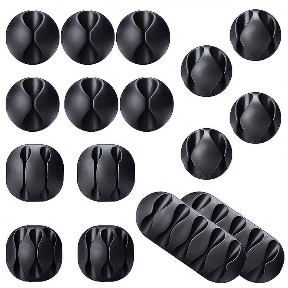 Многофункциональный держатель для кабелей 5 отверстий/1 отверстие/3 отверстия Зажимы для шнуров Органайзер для кабелей Порядок на рабочем столе