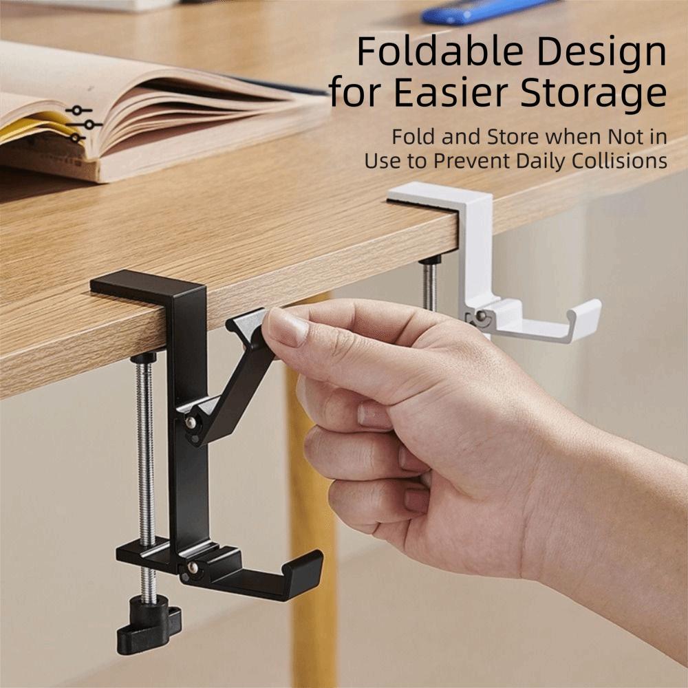 Portable Hanging Bag Hook Removable Table Hook Multi-functional Backpack Hanger  Desktop Use