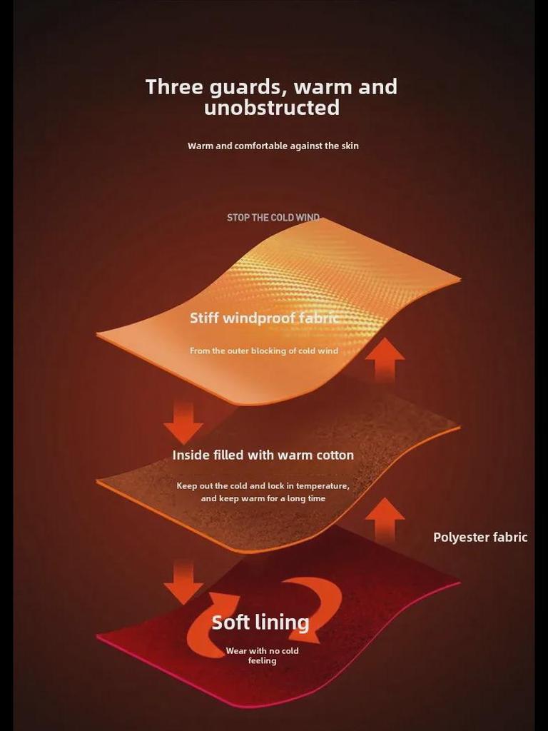 Мужская зимняя повседневная куртка из хлопка с воротником-стойкой - новый модный свободный жилет