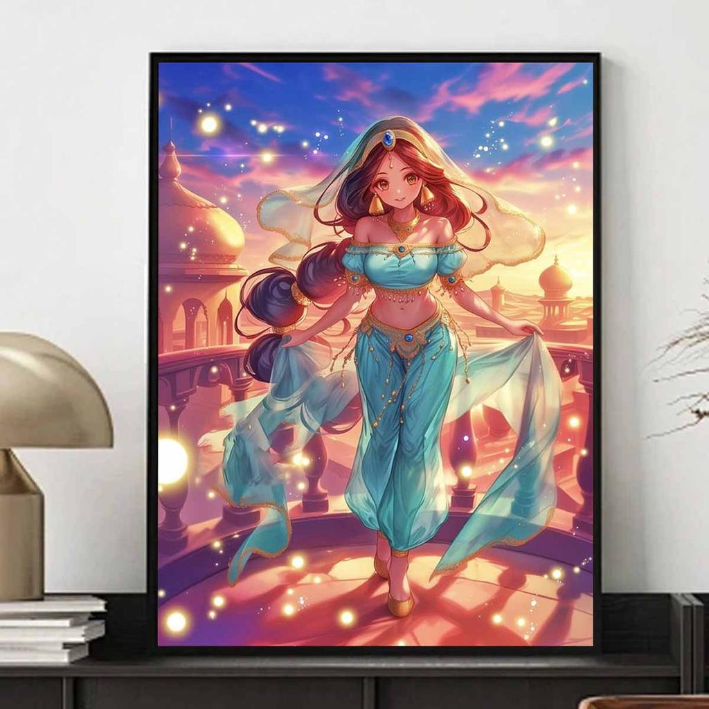 Disney Diamond Paint Art Kit Arabian Princess Mosaic Painting Diamond Art Home Room Decor Gift