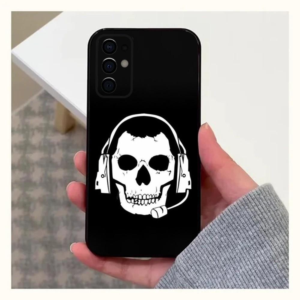Чехол для телефона C-COD Call Of D-Duty Ghost для Samsung S24, S21, S22, S23, S30, Ultra, S20, Plus, Fe, Lite, Note, 10, 9, 5G Черный Мягкий Чехол