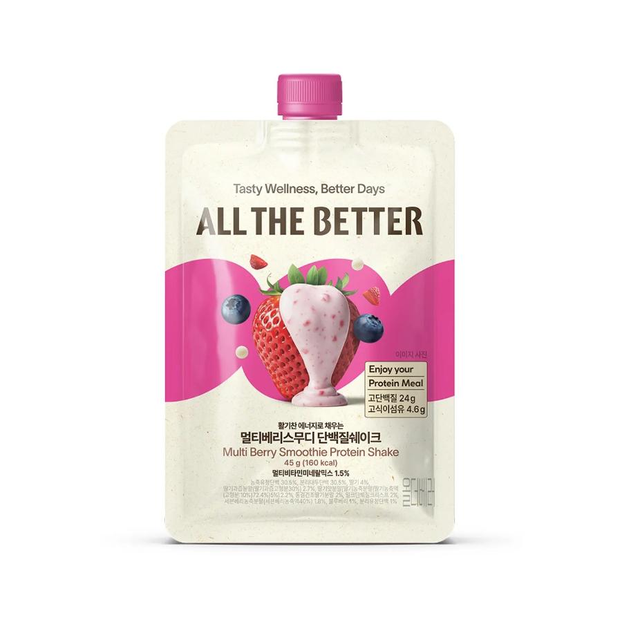 ALL THE BETTER Протеиновый коктейль #Смузи из нескольких ягод 45 г * 3 пакета