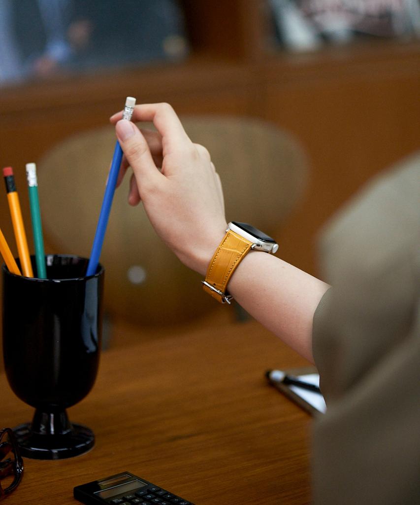 Heimdal Ремешок для Apple Watch Galaxy Watch из Натуральной Кожи Аллигатора Премиум