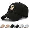 Men's Trendy Summer Cap New Men's Big Head Circumference Baseball Cap Women's Black Trend Ins Embroidery