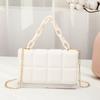 Grid Pillow Bag S Women's Bag Handheld Small Square Bag Women