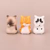 Cute Cover Your Face Cat Figure Kawaii Cartoon Anime Peripheral Simulation Kitten Doll Toy Cake Decorative Desktop Ornaments
