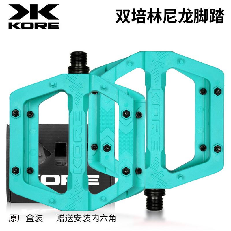 KORE Bike Pedals Nylon Body With Sealed Bearing Anti-Slip Wide Platform Mountain Cycling Accessories