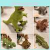 Dinosaur Plush Toy Trex Triceratops Velociraptor Soft Stuffed Animal For Kids